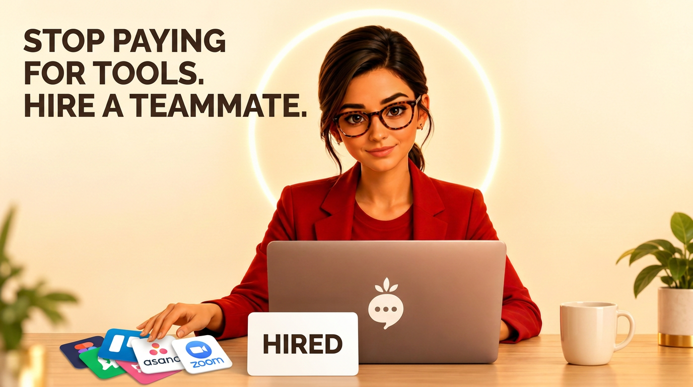 Stop paying for tools. Hire a teammate.