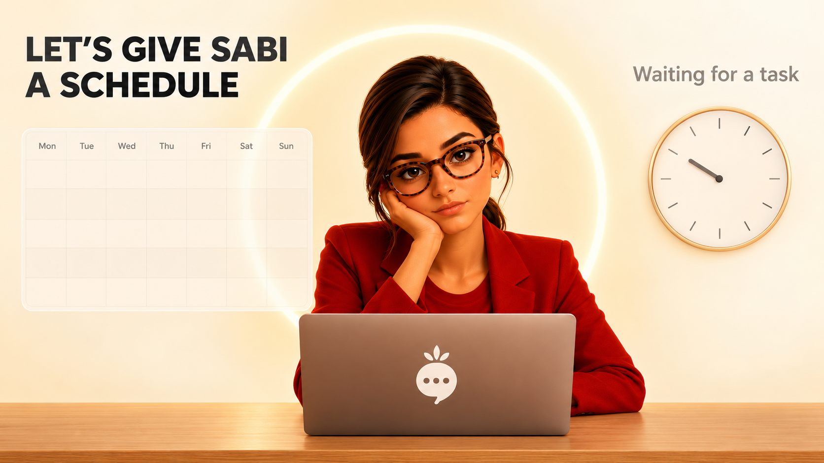 Sabi needs a schedule