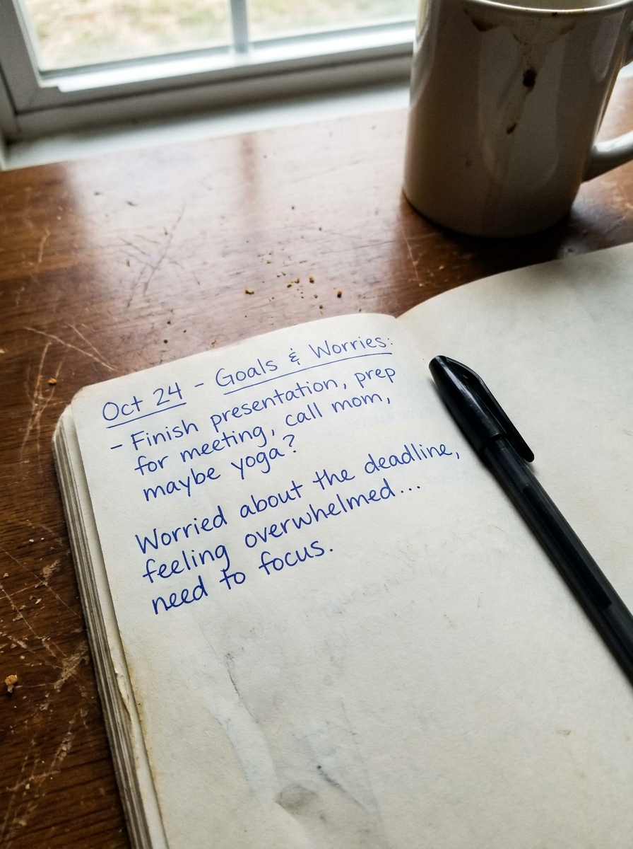 A quick photo of handwritten notes